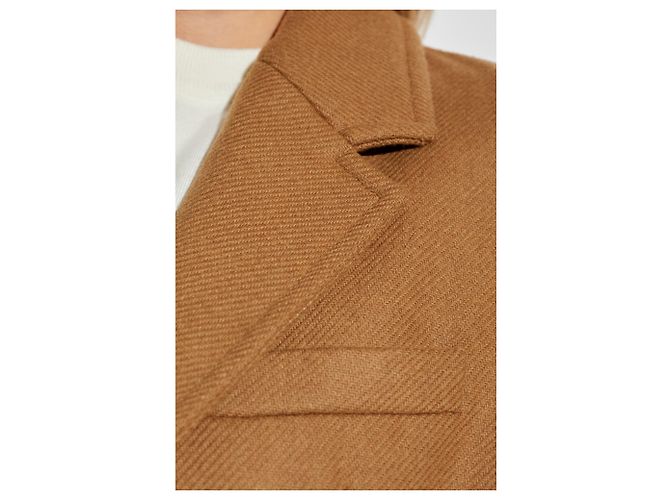 Abrigo de lana beige Dsquared2 - vista 5