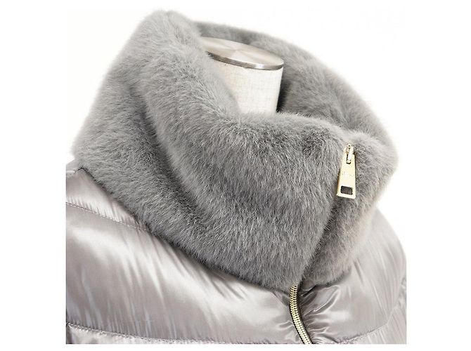 Autre Marque Abrigo de Plumas Herno de Nailon y Piel - vista 11