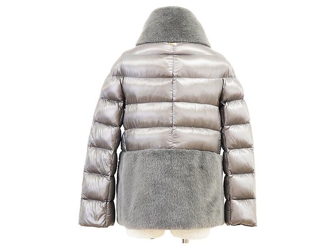 Autre Marque Abrigo de Plumas Herno de Nailon y Piel - vista 6