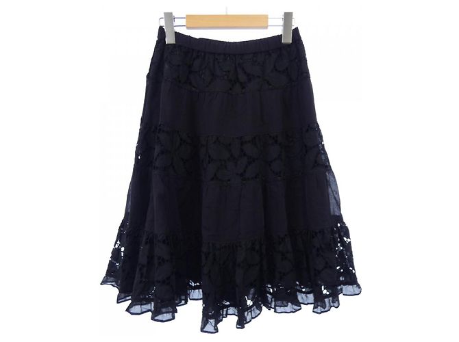 Autre Marque Falda negra Shizuka Komuro - vista 2