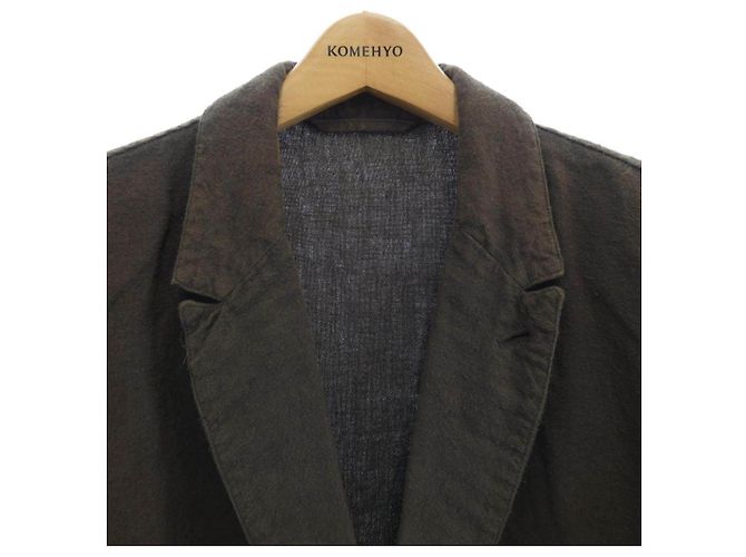 Autre Marque Giacca CONfect Marrone in Tessuto - vista 5
