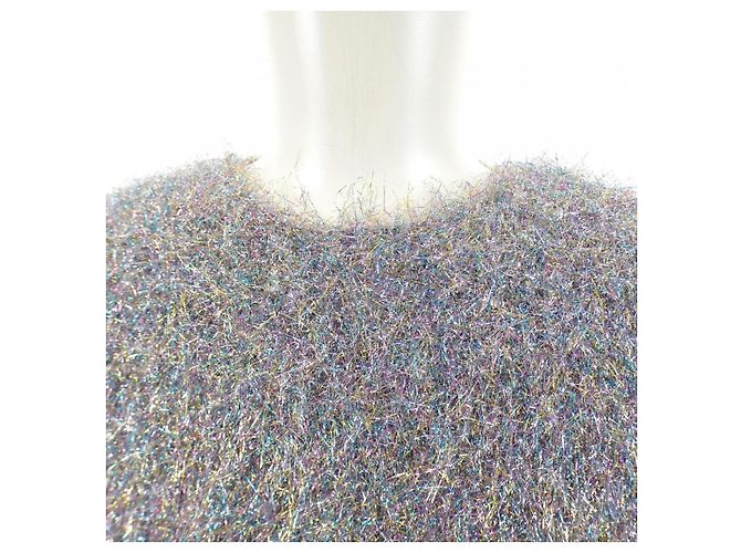 Top de punto Jil Sander Morado Azul Dorado - vista 5