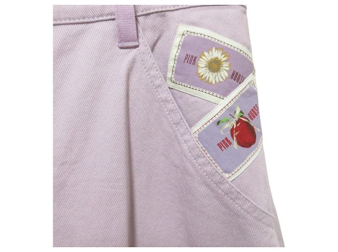 Autre Marque Gonna con patch logo PINK HOUSE - vista 5