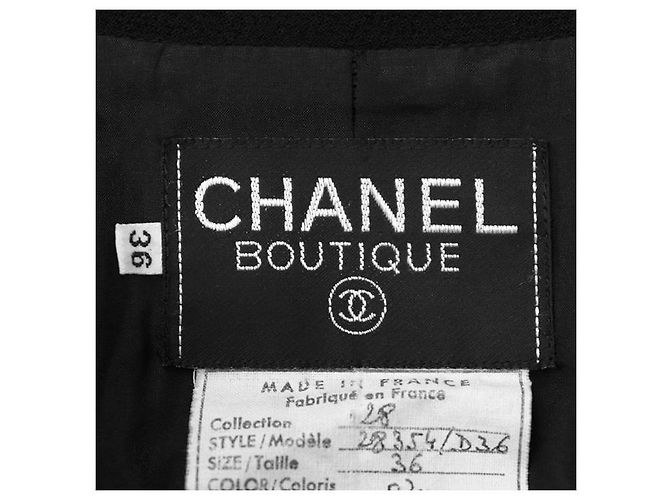 Chaqueta de tweed de lana Chanel - vista 9