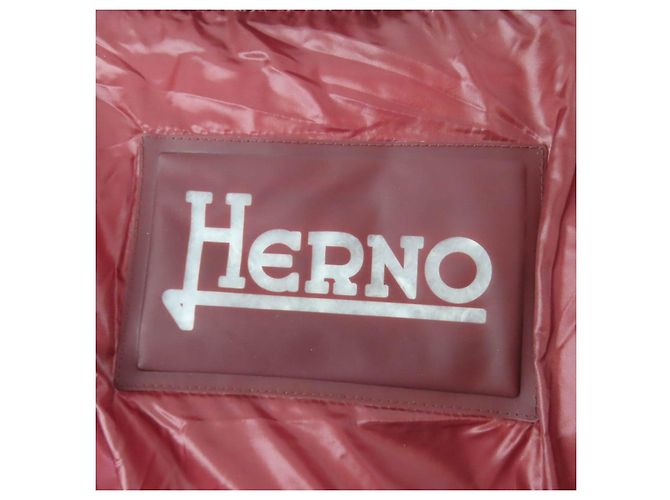Autre Marque Abrigo de nailon y plumón Herno - vista 8