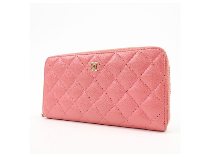 Chanel Zip Around Organizer Quilted Caviar Large - view 3