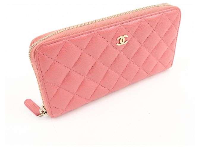 Chanel Zip Around Organizer Quilted Caviar Large - view 4