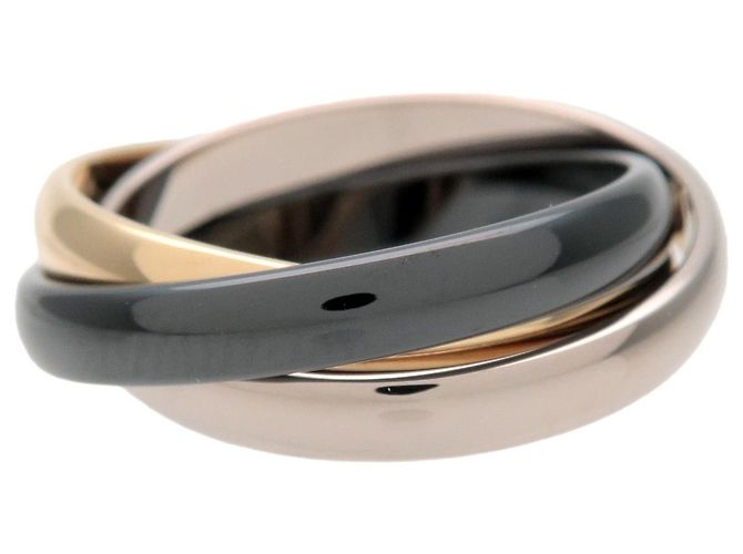 Cartier Trinity 18K White Gold and Ceramic Medium - vista 2