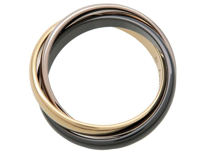 Cartier Trinity 18K White Gold and Ceramic Medium - vista 3
