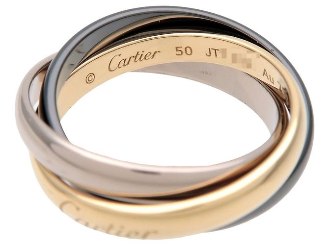 Cartier Trinity 18K White Gold and Ceramic Medium - vista 4