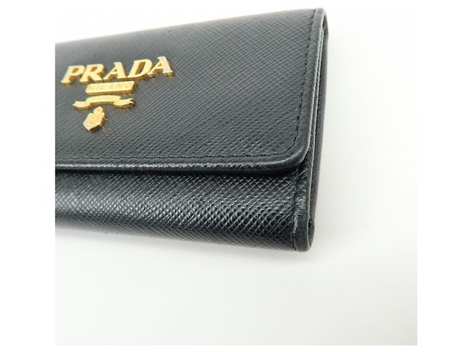 Prada Long in pelle Saffiano con patta - vista 7