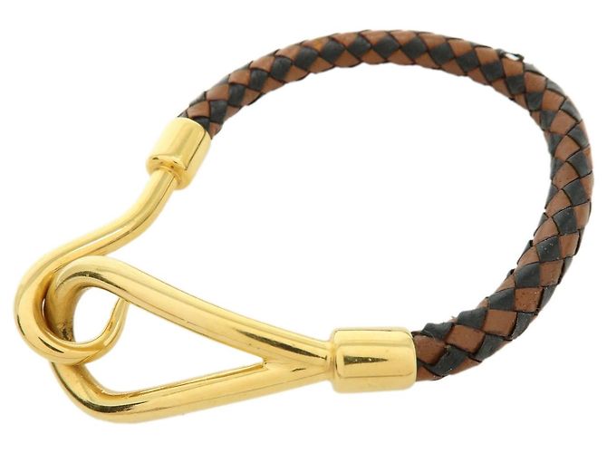 Hermès Hermes Jumbo Hook Pelle intrecciata e metallo - vista 3
