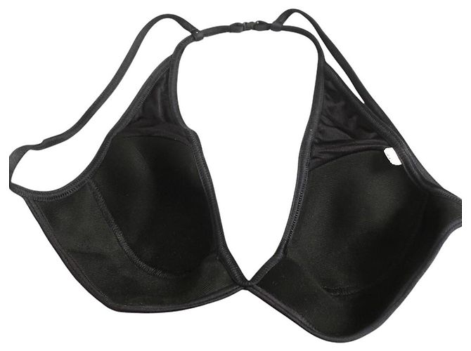 Fendi Black Silver FF Logo Bikini Set - view 2