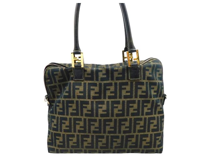 Borsa a mano Fendi Zucca monogramma marrone - vista 2