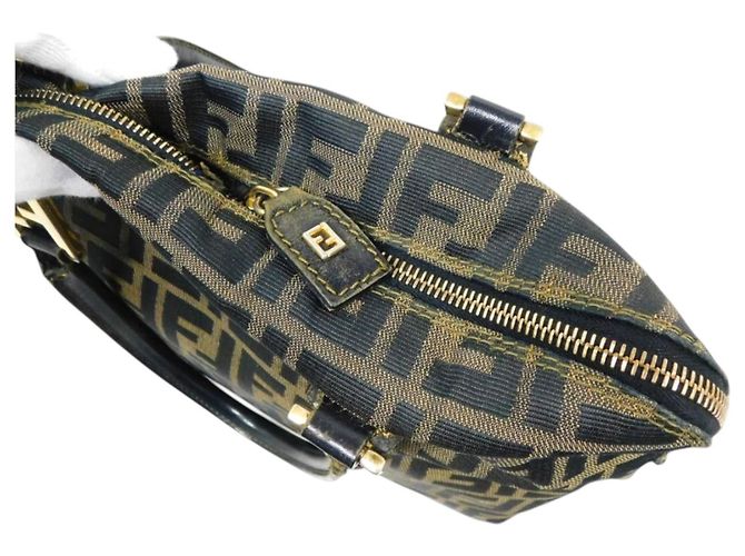 Borsa a mano Fendi Zucca monogramma marrone - vista 4