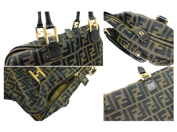 Borsa a mano Fendi Zucca monogramma marrone - vista 5