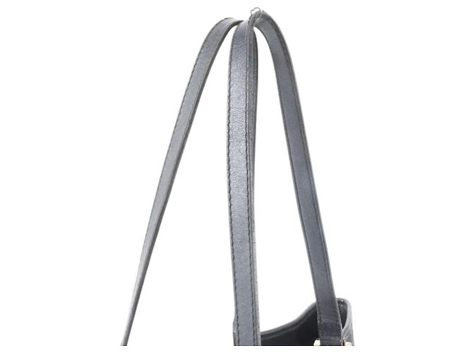 Tote Gucci GG Monogram in tela nera e pelle - vista 6
