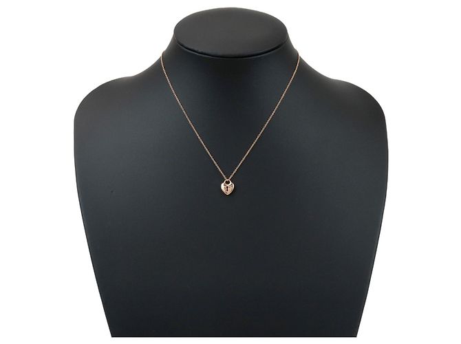 Pendentif Heart Lock Tiffany & Co. Or rose 18K - vue 6