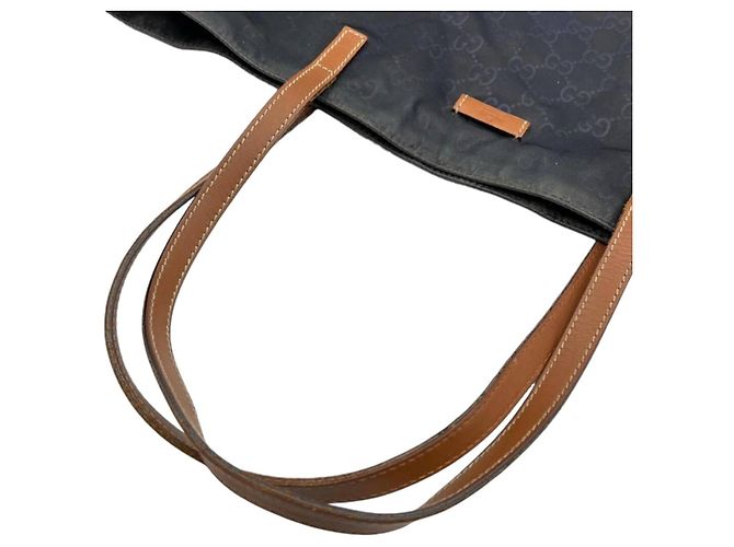 Gucci GG Monogram Canvas and Leather Tote Bag - view 4