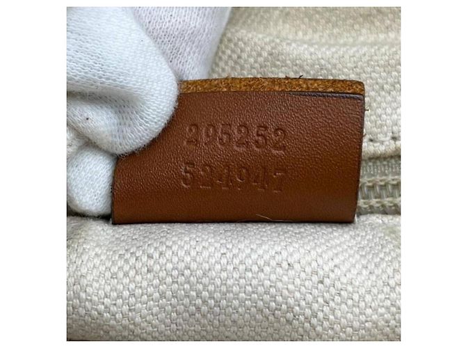 Gucci GG Monogram Canvas and Leather Tote Bag - view 7