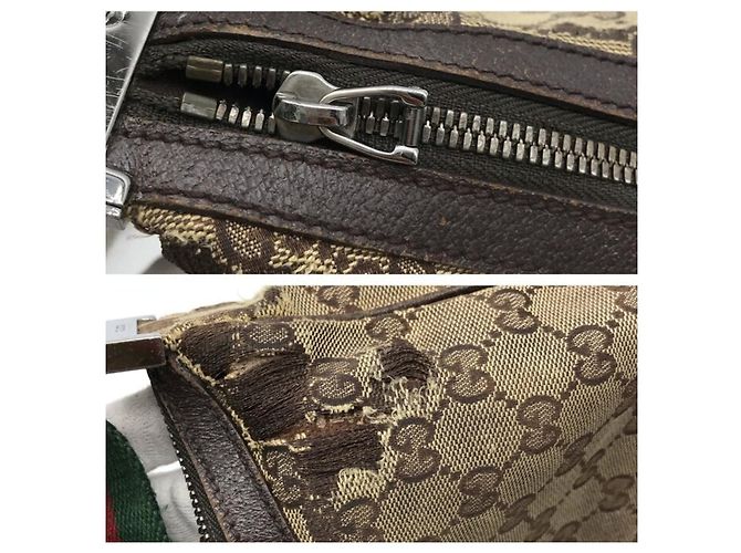Borsa a spalla Gucci GG Jacquard Hobo - vista 10