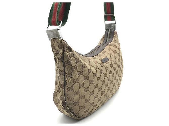 Borsa a spalla Gucci GG Jacquard Hobo - vista 2