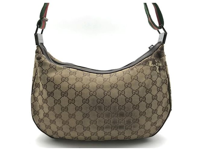 Borsa a spalla Gucci GG Jacquard Hobo - vista 6