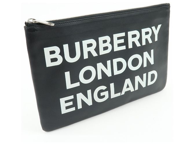 Burberry Logo Zip Printed Leather Small - vista 4