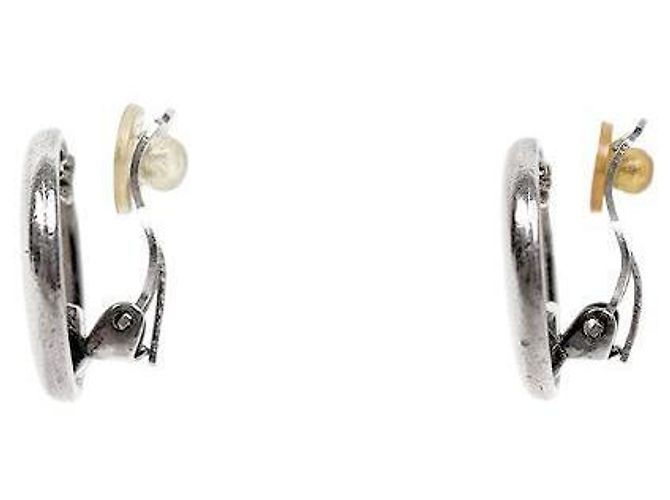 Chanel Orecchini rotondi CC Silver - vista 2