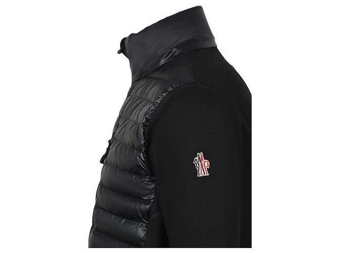 Moncler Giacca in Piumino con Patch Logo - vista 5