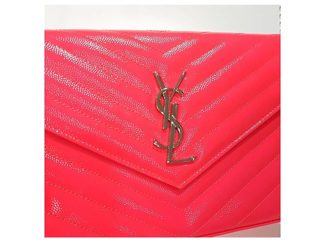 Autre Marque Borsa crossbody a catena in vernice Monogram - vista 2