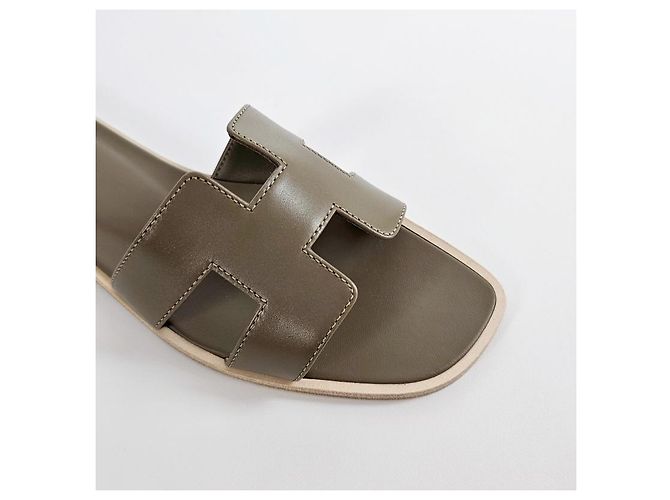 Hermès Sandali Iconic Cutout in vitello - vista 12