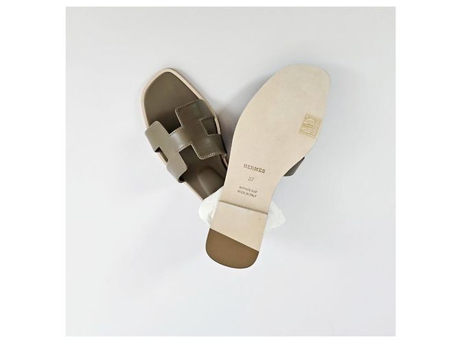 Hermès Sandali Iconic Cutout in vitello - vista 14