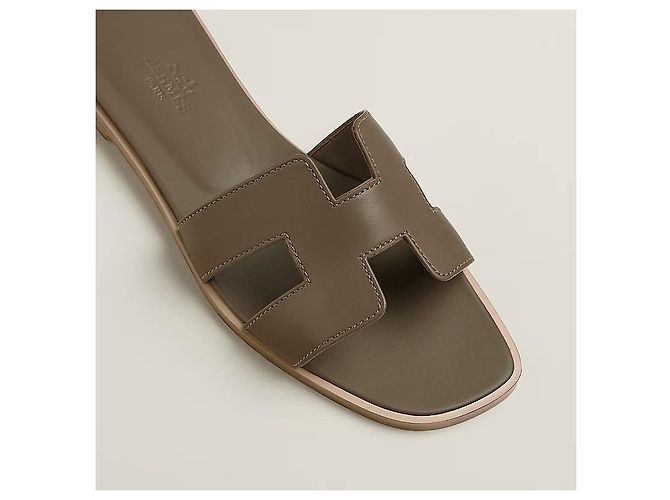 Hermès Sandali Iconic Cutout in vitello - vista 6