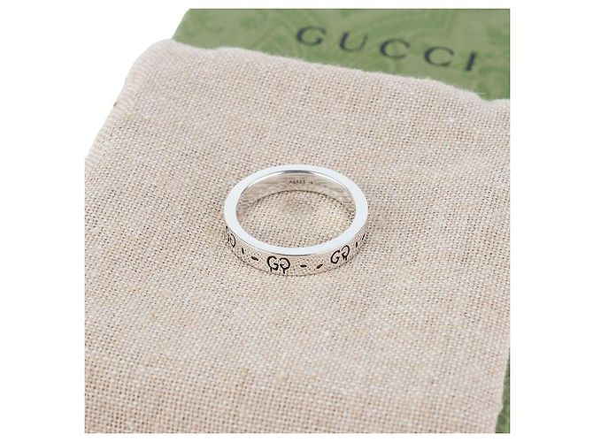 Gucci Bague Ghost en Argent Sterling Taille (Reçu du Grand Magasin) - vue 5