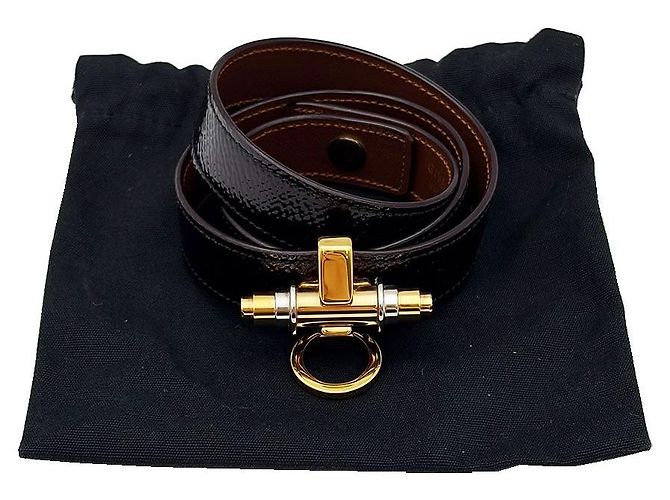 Givenchy Obsidian Mixed Metal Triple Leather Small Armband - vista 3