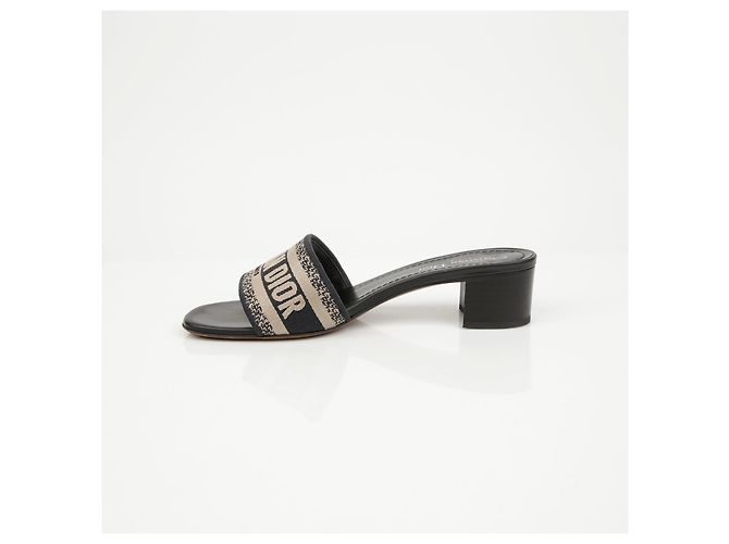 Dior Dwaye Absatz-Slipper Deep Blue - Ansicht 11