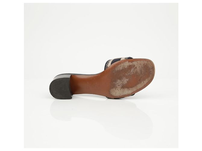 Dior Dwaye Absatz-Slipper Deep Blue - Ansicht 14