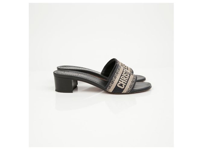 Dior Dwaye Absatz-Slipper Deep Blue - Ansicht 3