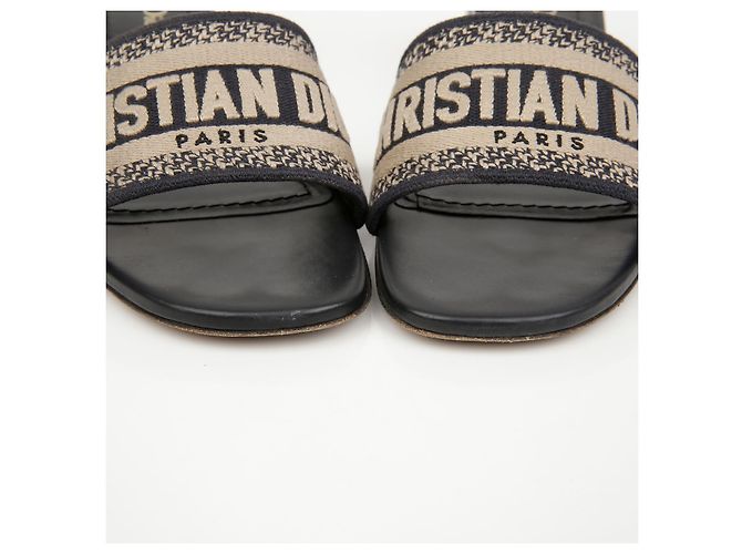 Dior Dwaye Absatz-Slipper Deep Blue - Ansicht 5