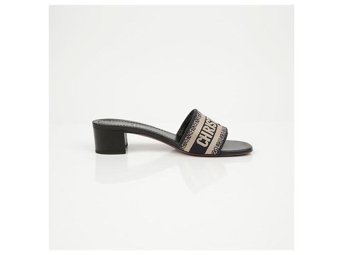 Dior Dwaye Absatz-Slipper Deep Blue - Ansicht 9