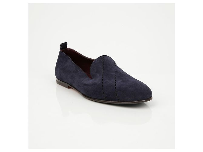 Mocasines Hermès Milano Ante Marrón - vista 2