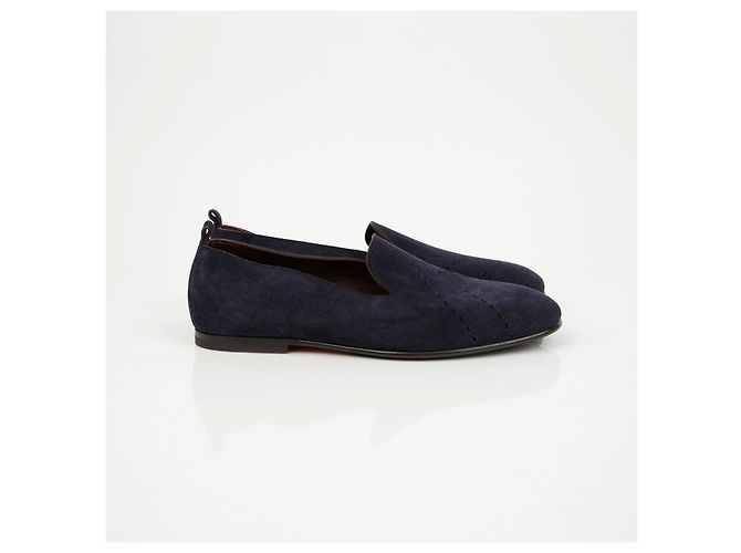 Mocasines Hermès Milano Ante Marrón - vista 3