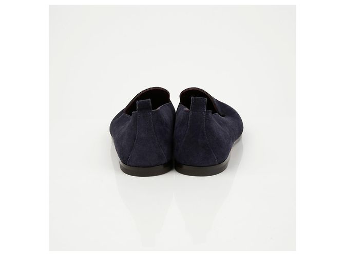 Mocasines Hermès Milano Ante Marrón - vista 6