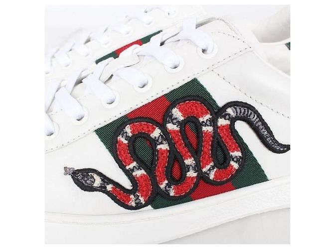 Gucci Sneakers Ace con ricamo serpente - vista 8