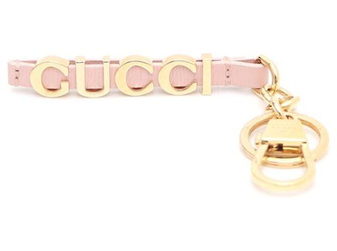 Gucci Porte-clés Script plaqué or - vue 5
