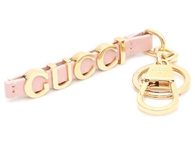 Gucci Porte-clés Script plaqué or - vue 6