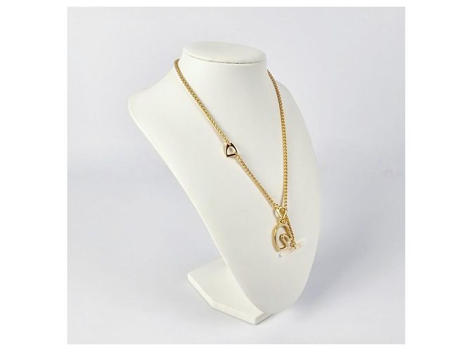 Hermès Colar Tonnerre Small Model Yellow Gold Cream - vista 6