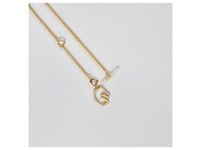 Hermès Colar Tonnerre Small Model Yellow Gold Cream - vista 7