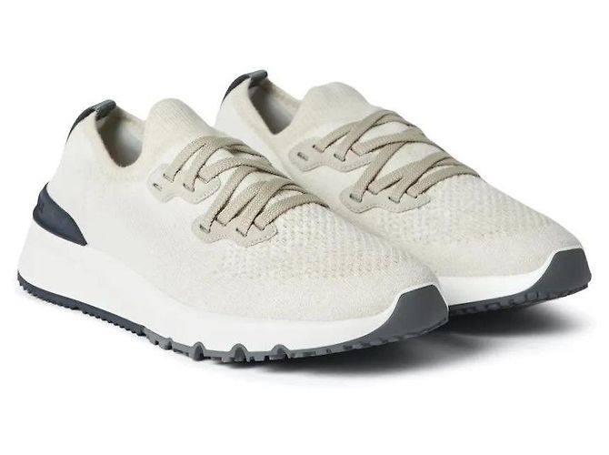 Brunello Cucinelli Knit Runner Sneaker Beige - Ansicht 8
